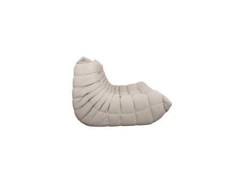 Zestaw Nua Sofa + Podnóżek Nua - Jasnobeżowy