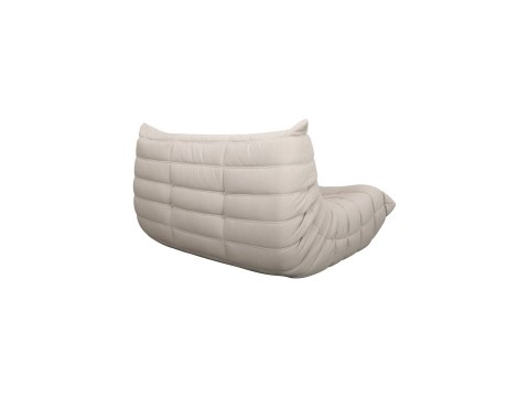 Zestaw Nua Sofa + Podnóżek Nua - Jasnobeżowy