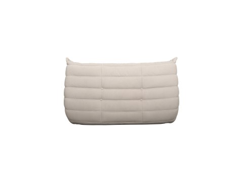 Zestaw Nua Sofa + Podnóżek Nua - Jasnobeżowy
