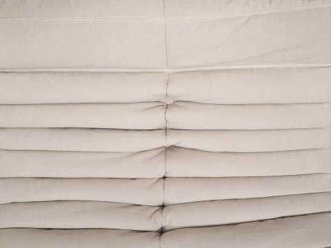 Zestaw Nua Sofa + Podnóżek Nua - Jasnobeżowy