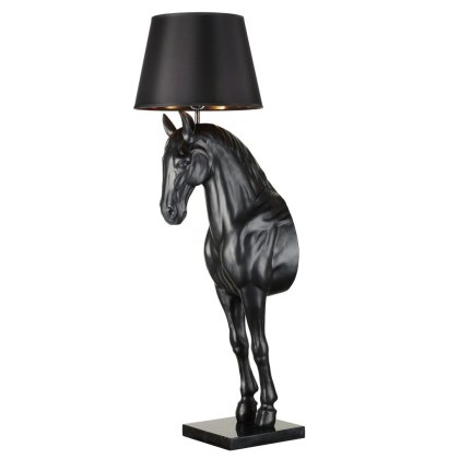 Lampa podłogowa KOŃ /HORSE S czarna