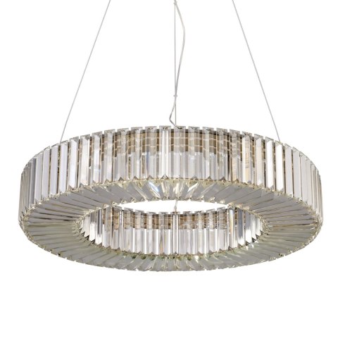 Lampa wisząca CRISTAL LED kryształowo złota 60 cm