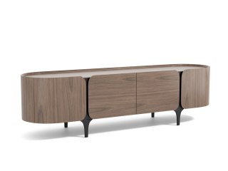 Sileno Komoda RTV - Orzech włoski