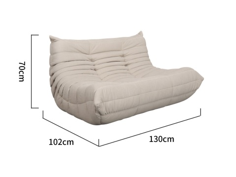Sofa Nua - jasnobeżowy
