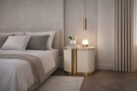 Stilig Szafka nocna lewa - biały ecru