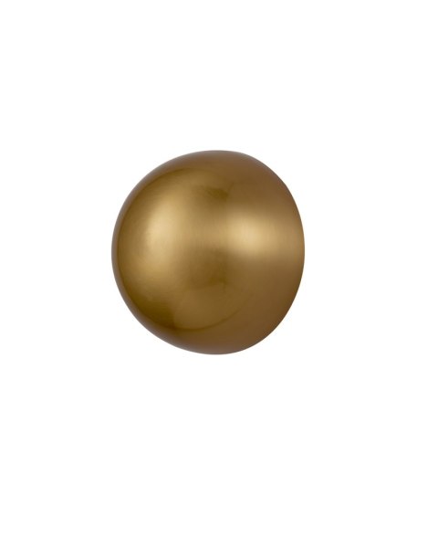 Kinkiet ścienny Button, 16 cm - LED, złoty, półkulisty