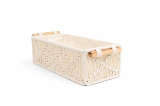 Koszyk dekoracyjny SHP BOHO beżowy