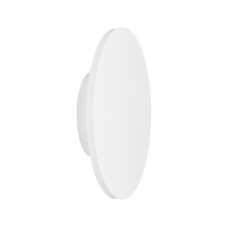 Lampa ścienna NYX 20 cm - LED okrągła, metalowa, biała