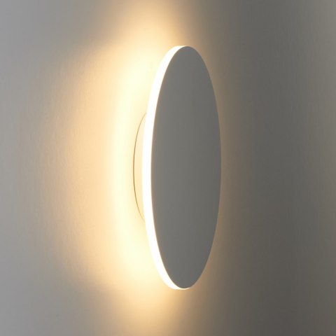 Lampa ścienna NYX 25 cm - LED okrągła, metalowa, biała
