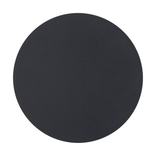 Lampa ścienna NYX 25 cm - LED okrągła, metalowa, czarna