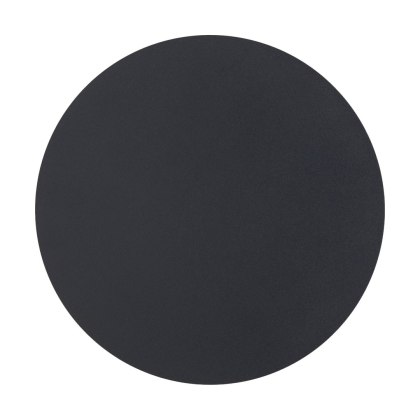Lampa ścienna NYX 25 cm - LED okrągła, metalowa, czarna