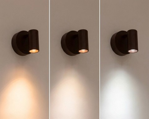 Lampa ścienna SHP PICKET brązowa