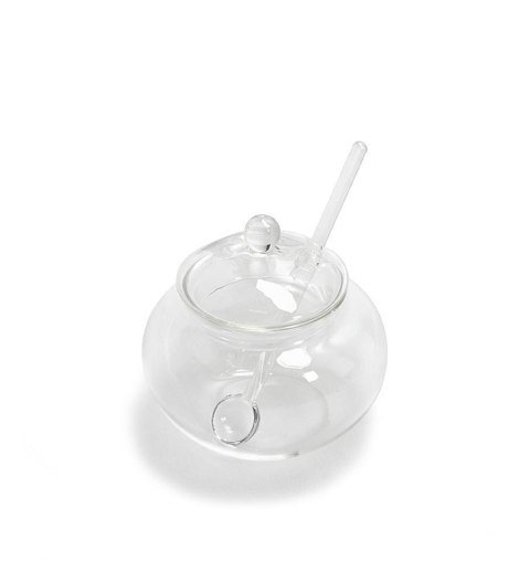 Mini cukiernica z łyżeczką SHP JAR transparentna