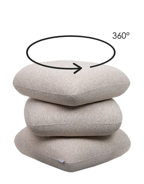 Pufa STONES beżowa