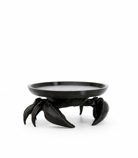 Taca dekoracyjna SHP CRAB czarna