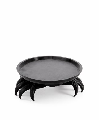 Taca dekoracyjna SHP CRAB czarna