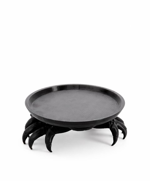 Taca dekoracyjna SHP CRAB czarna