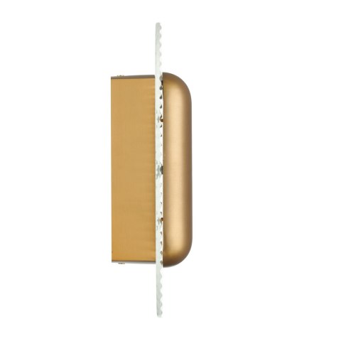 Lampa ścienna HEKS 30 cm - LED, szkło transparentne ryflowane