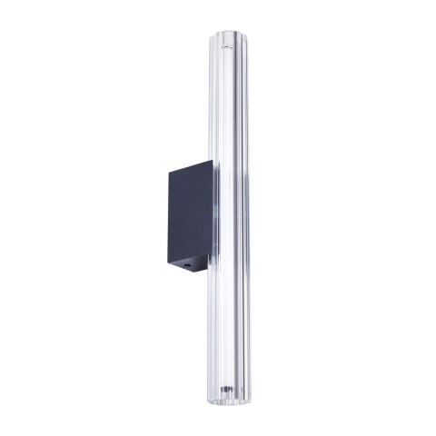 Lampa ścienna VERTI 40 cm -LED, transparentna tuba