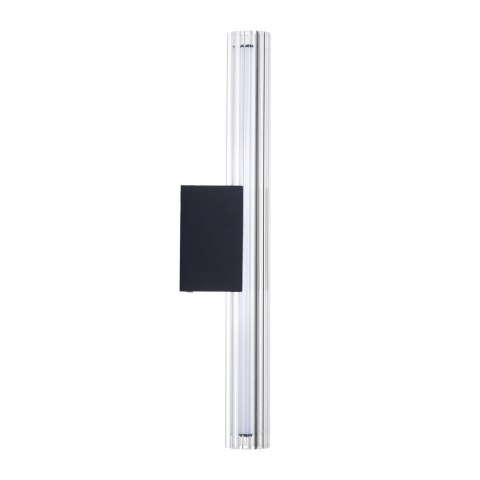 Lampa ścienna VERTI 40 cm -LED, transparentna tuba