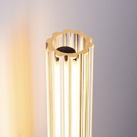 Lampa ścienna VERTI 40 cm -LED, transparentna tuba