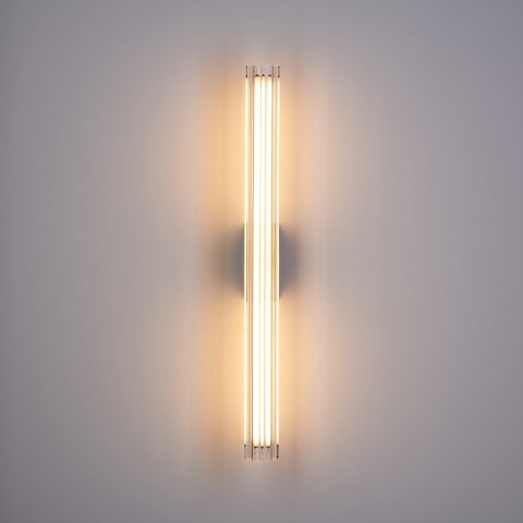 Lampa ścienna VERTI 40 cm -LED, transparentna tuba