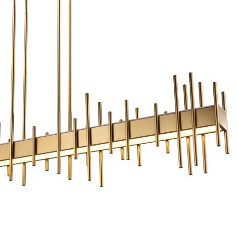 Lampa wisząca ARCHITETTO 130 cm - LED, złota dekoracyjna listwa