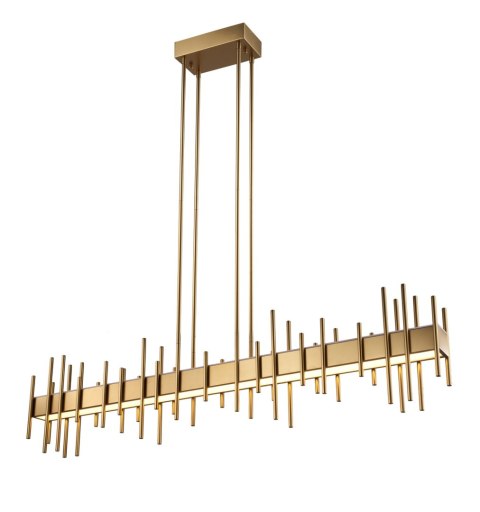 Lampa wisząca ARCHITETTO 130 cm - LED, złota dekoracyjna listwa