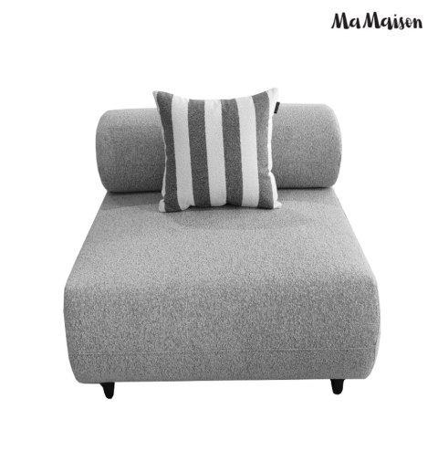 MaMaison sofa narożna ogrodowa ALEXANDER 4 szara (poduszki i pokrowiec w zestawie)