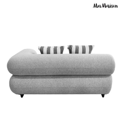 MaMaison sofa ogrodowa ALEXANDER szara (poduszki i pokrowiec w zestawie)