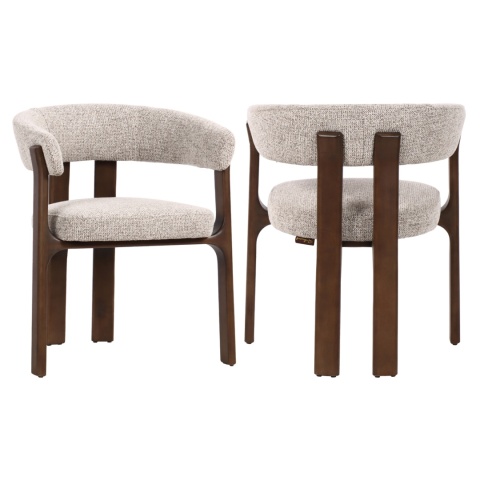RICHMOND krzesło CONTIGO mocca fancy