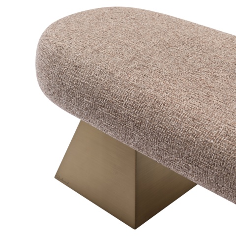 RICHMOND ławka GENEVA brązowa tweed trudnopalna