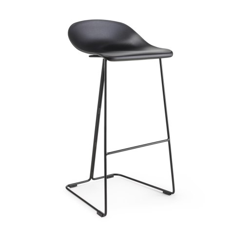 Hoker CARO BAR designerski czarny 75 cm
