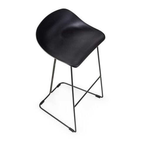 Hoker CARO BAR designerski czarny 75 cm