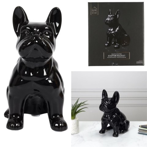 Figurka Buldoga francuskiego M czarna Figurka Buldoga francuskiego M czarna