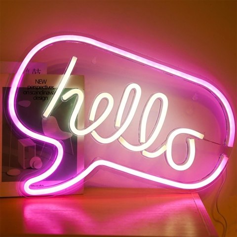 Lampa HELLO Neon LED Lampa HELLO Neon LED