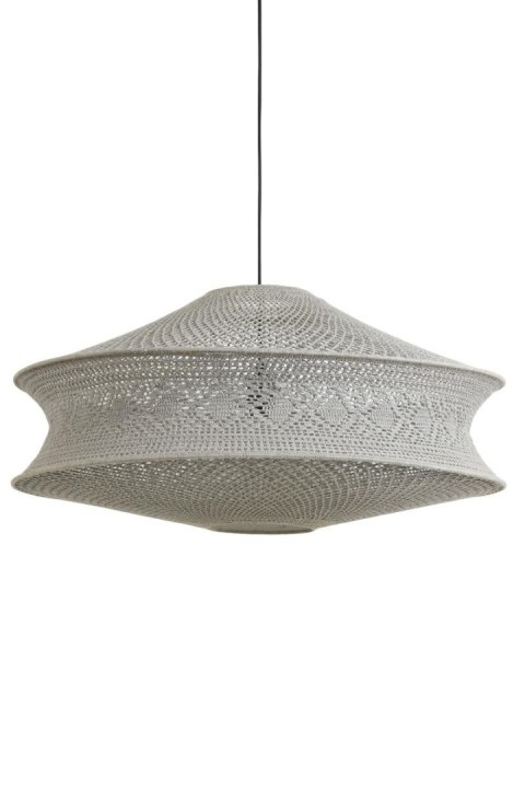 Wiszący abażur TARIDA beżowy 80x42cm Wiszący abażur TARIDA beżowy 80x42cm