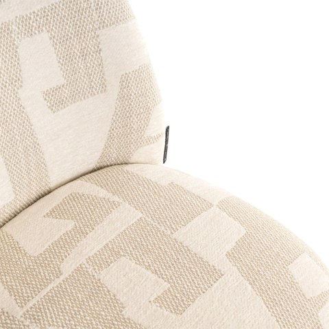 RICHMOND krzesło do jadalni LANA - beige graffic (zestaw 2 szt.)