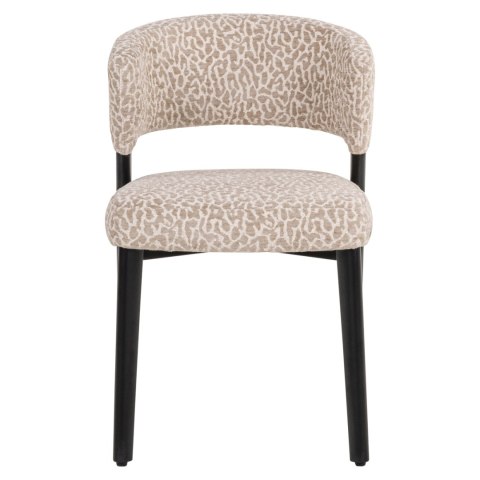RICHMOND krzesło do jadalni ZENO - beige leopard