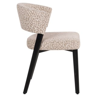 RICHMOND krzesło do jadalni ZENO - beige leopard