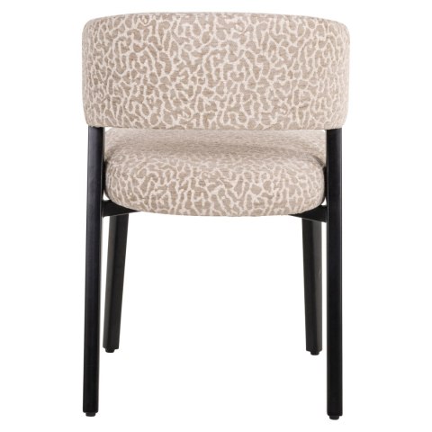 RICHMOND krzesło do jadalni ZENO - beige leopard