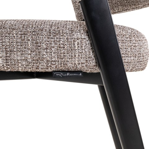 RICHMOND krzesło do jadalni ZENO - earth tweed