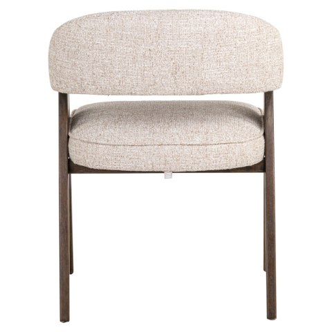 RICHMOND krzesło z podłokietnikami MORI trudnopalne - cream tweed