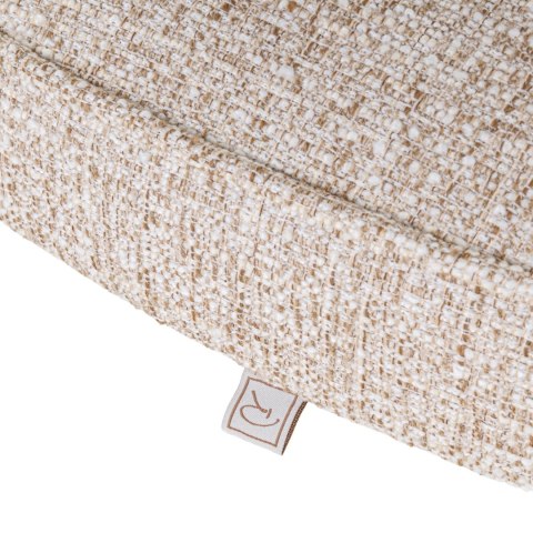 RICHMOND krzesło z podłokietnikami MORI trudnopalne - cream tweed