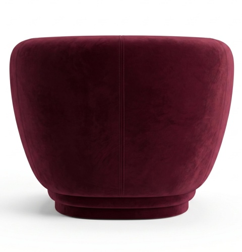 Fotel do salonu Alice - burgundowy velvet
