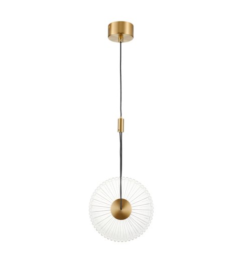 Lampa wisząca SUNBLAST - LED 20 cm, złota