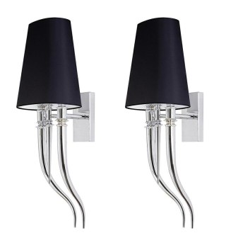 MOOSEE zestaw 2 sztuk lamp ściennych DEVIL WALL 1 czarny