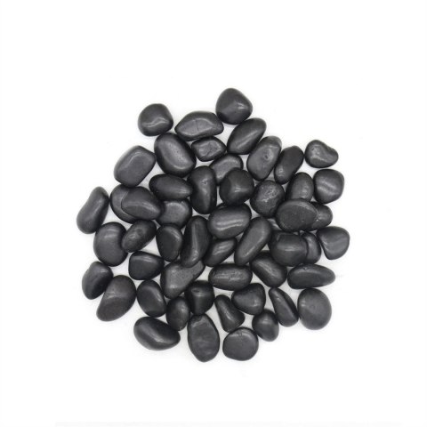 Kamień OTOCZAK 2-3 cm 20 kg polerowany czarny