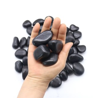 Kamień OTOCZAK 2-3 cm 20 kg polerowany czarny