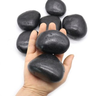 Kamień OTOCZAK 5-8 cm 20 kg polerowany czarny
